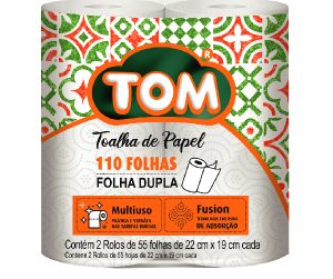 PAPEL TOALLA TOM 20CMX50H 2PCS