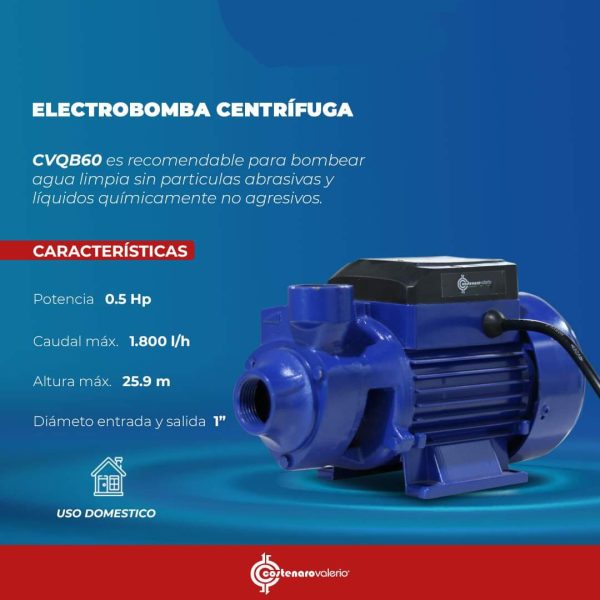 KITS MOTOBOMBA 1/2HP CON TANQUE BAKOF TEC 500LTS - Imagen 5