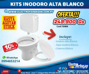 KITS INODORO BLANCO 3PCS